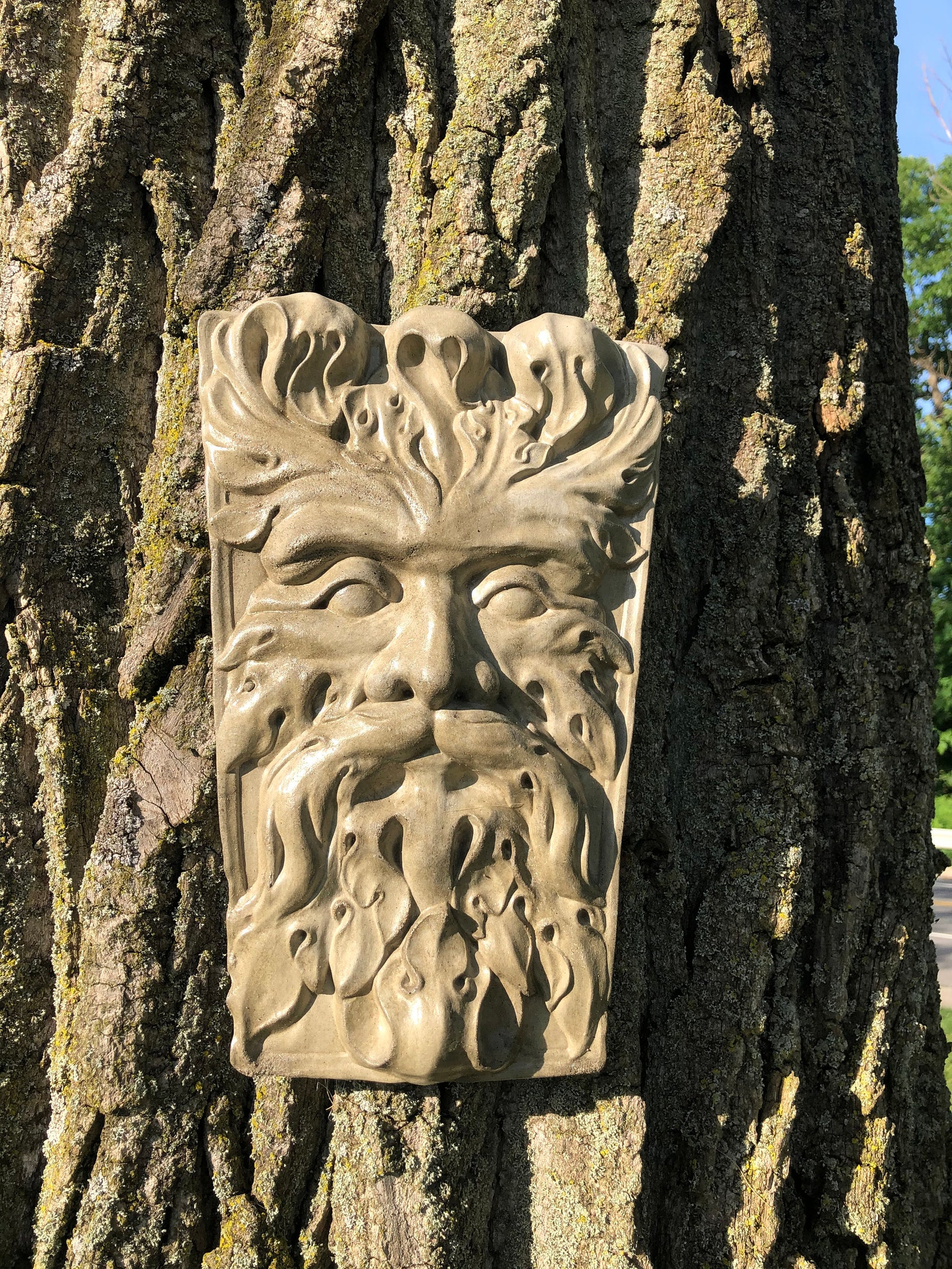 Hanging Plaque Concrete Plaque Cement plaque Garden Etsy