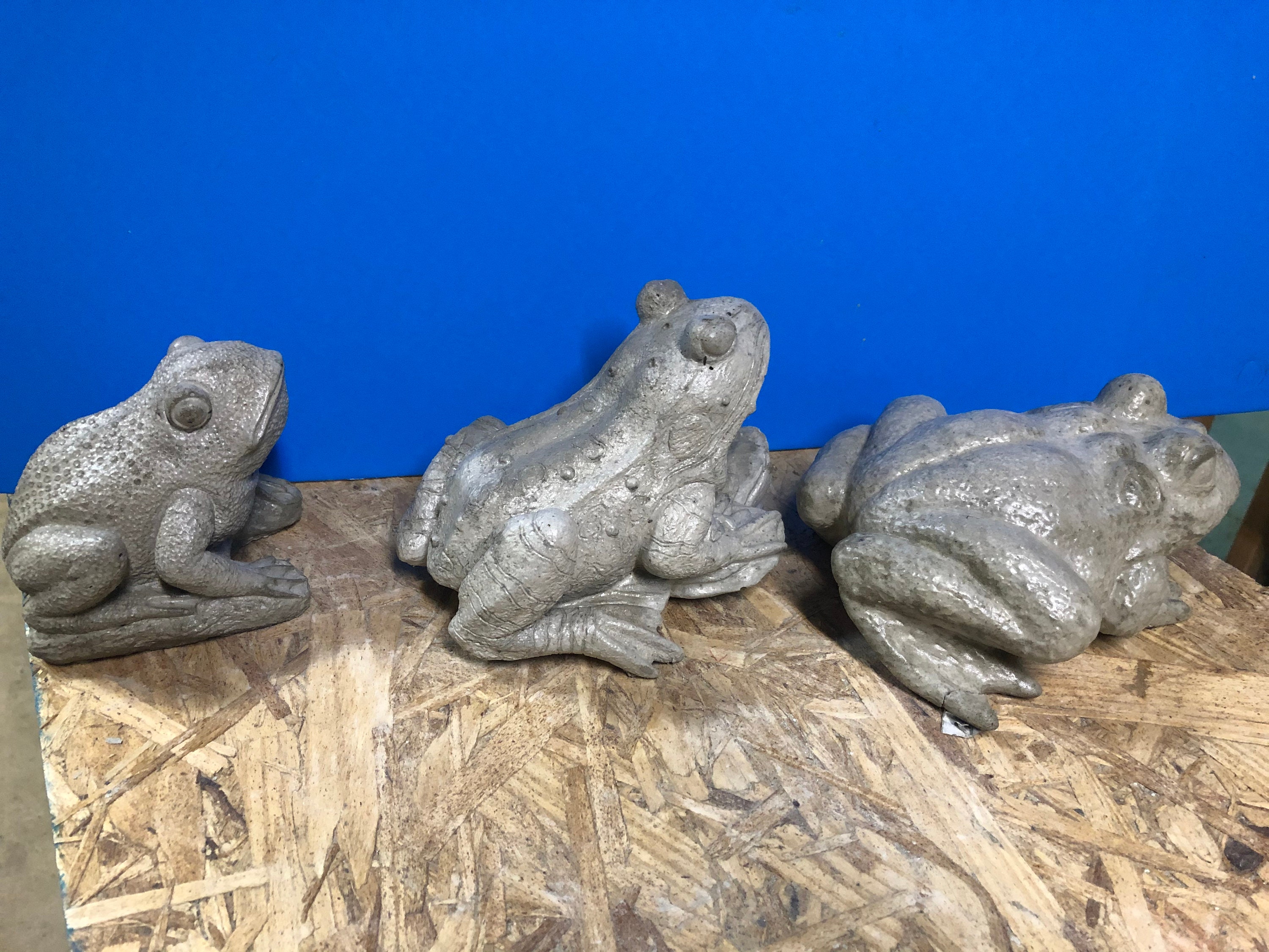 Rana Rana de hormigón Rana de cemento Rana de estanque | Etsy