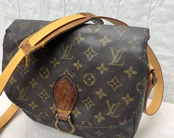 vtg monogram louis vuitton saint cloud shoulder bag