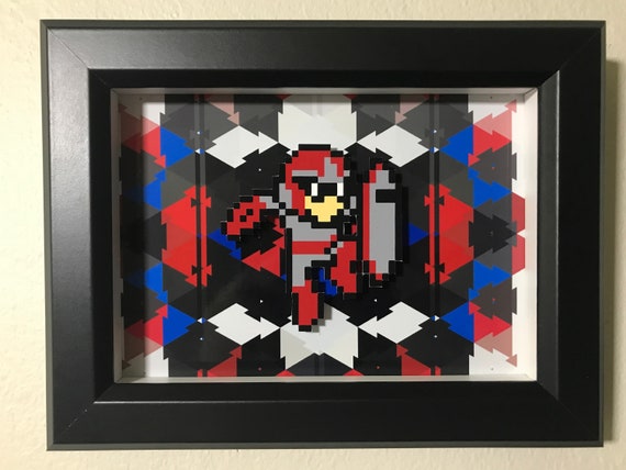 retro game shadow box