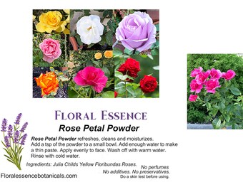 Rose Petal Powder organic - Etsy
