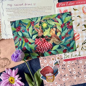 Happy Mail Monthly Art Print & Sticker Club: Subskrypcja Snail Mail zdjęcie 2