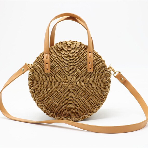 round beach bag