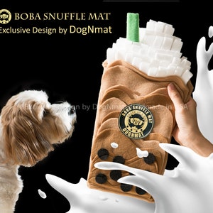Boba Snuffle Mat-Handmade dog toys, cat toys, pet toys, snuffle mat, interactive, mental exercise, dog gift, brain game