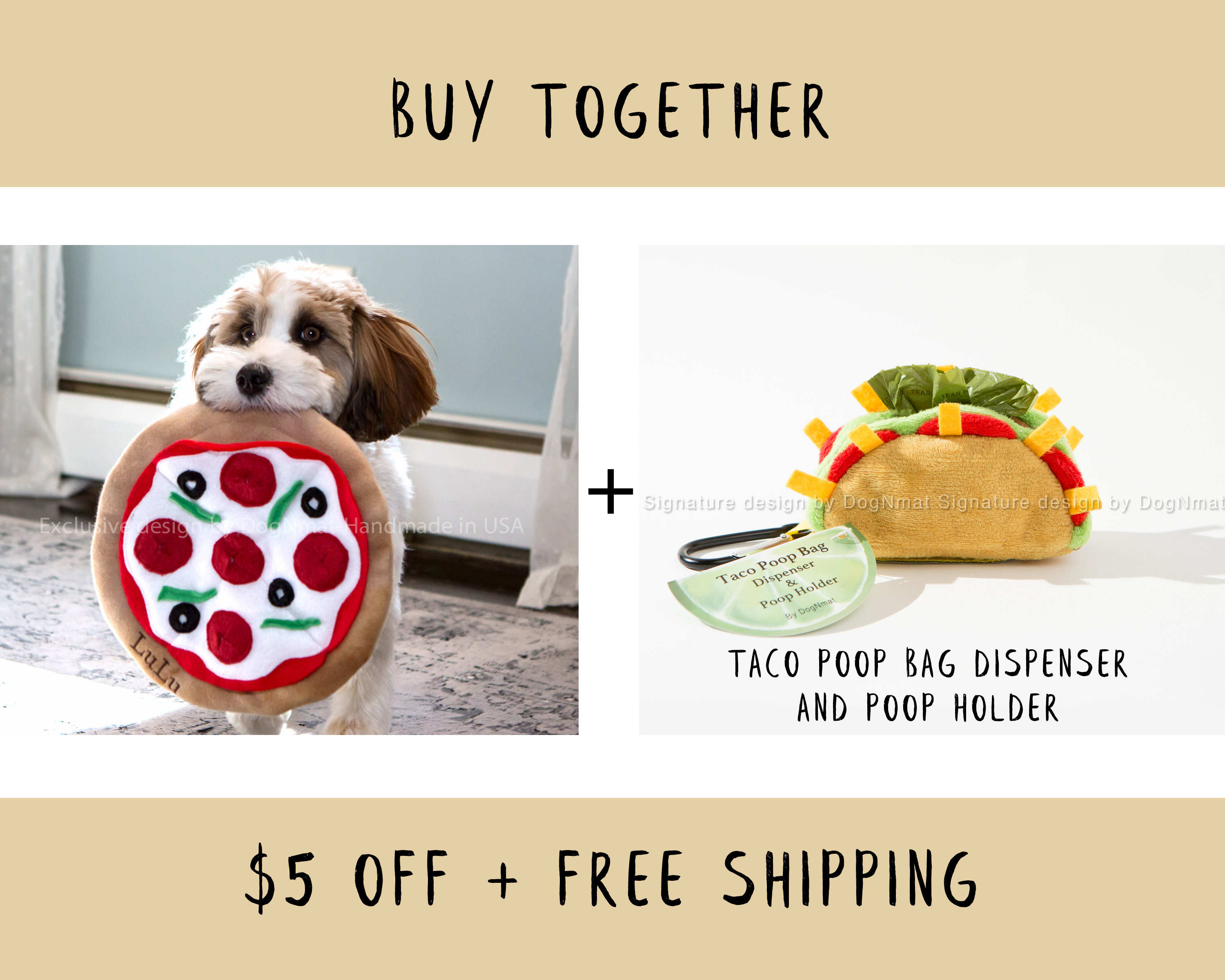 Personalized Pizza Dog Toys. Frisbee, Fetch,dog Toy, Snuffle Mat, Dog Gift,  Agility Training, Interactive, Sniff and Seek Toy, Pet Nose Work 