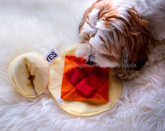 2 Fortune Cookie snuffle mats for dogs/ Yes or No game dog toys /interactive toys/ Nosework /mental exercise/ dog gift/ brain game