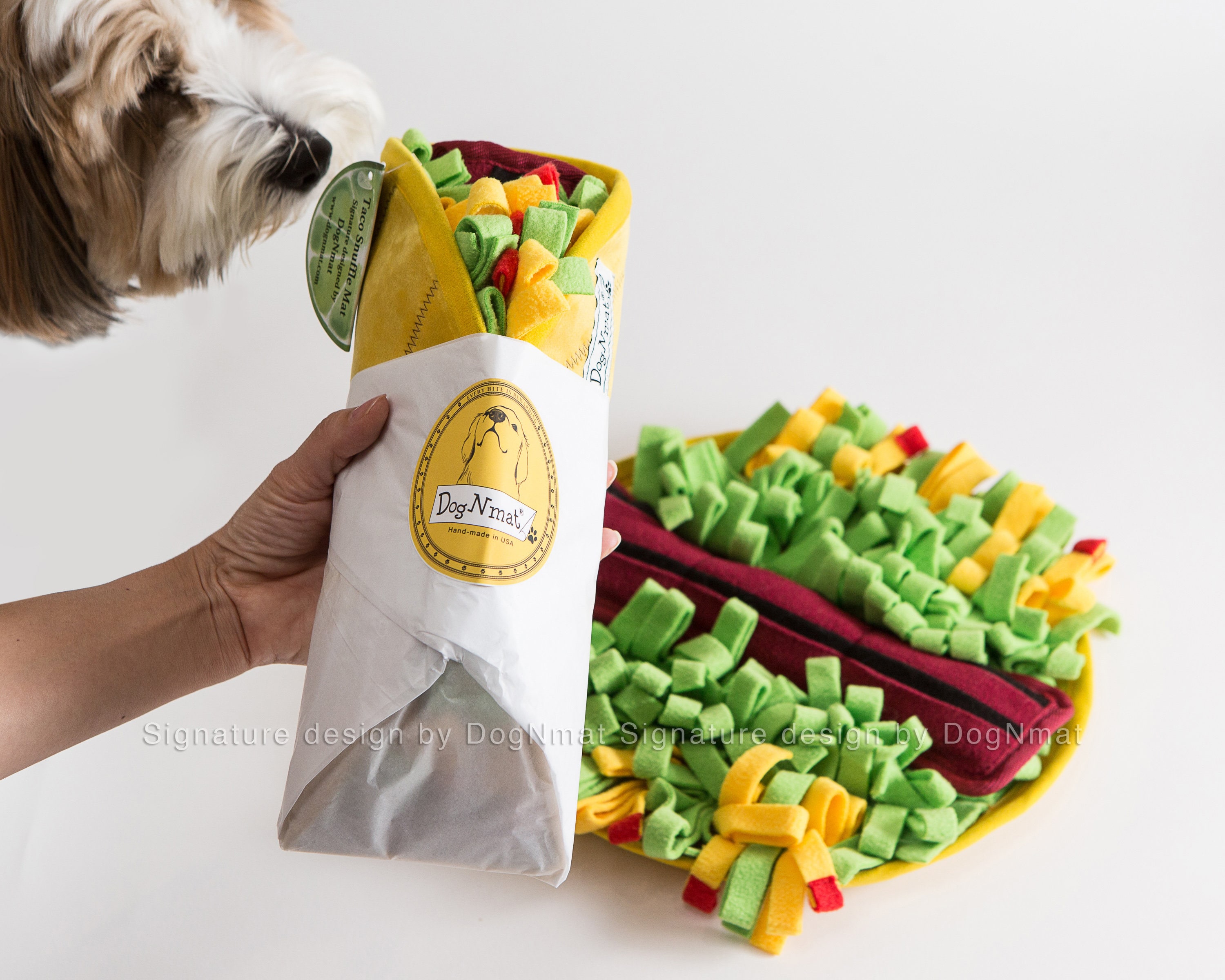 TOMAHAUK Snuffle Mat for Dogs Interactive Feed Game/Dog Puzzle Toy That  Helps with Stress Relief