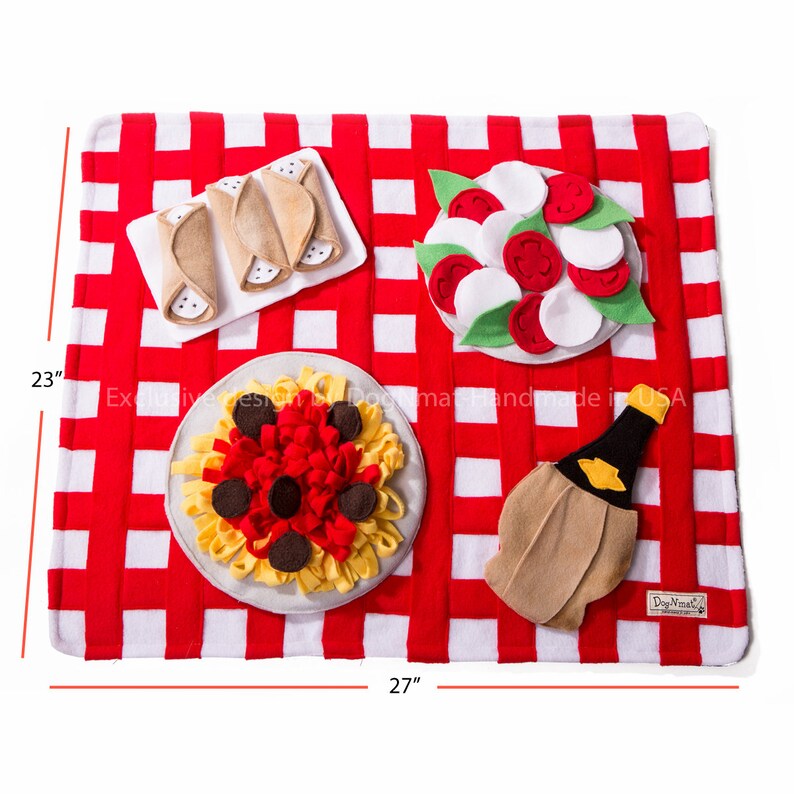 Snuffle Mat Italian Feast Feeding Mat Enrichment Play Game Etsy