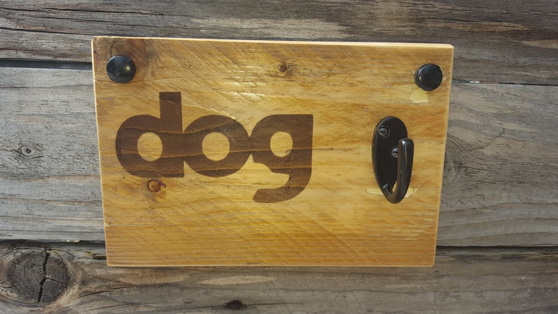 dog lead holder wooden sign place home Ranking TOP1 Outlet sale feature hook pet pets