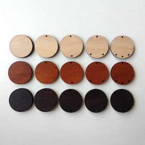 10 Wood Circle Shape Wood Blanks Jewelry Blanks Wood Earrings Blanks Wooden Blanks Wood Shapes Laser Cut Wood Jewelry Laser Cut Shape Craft