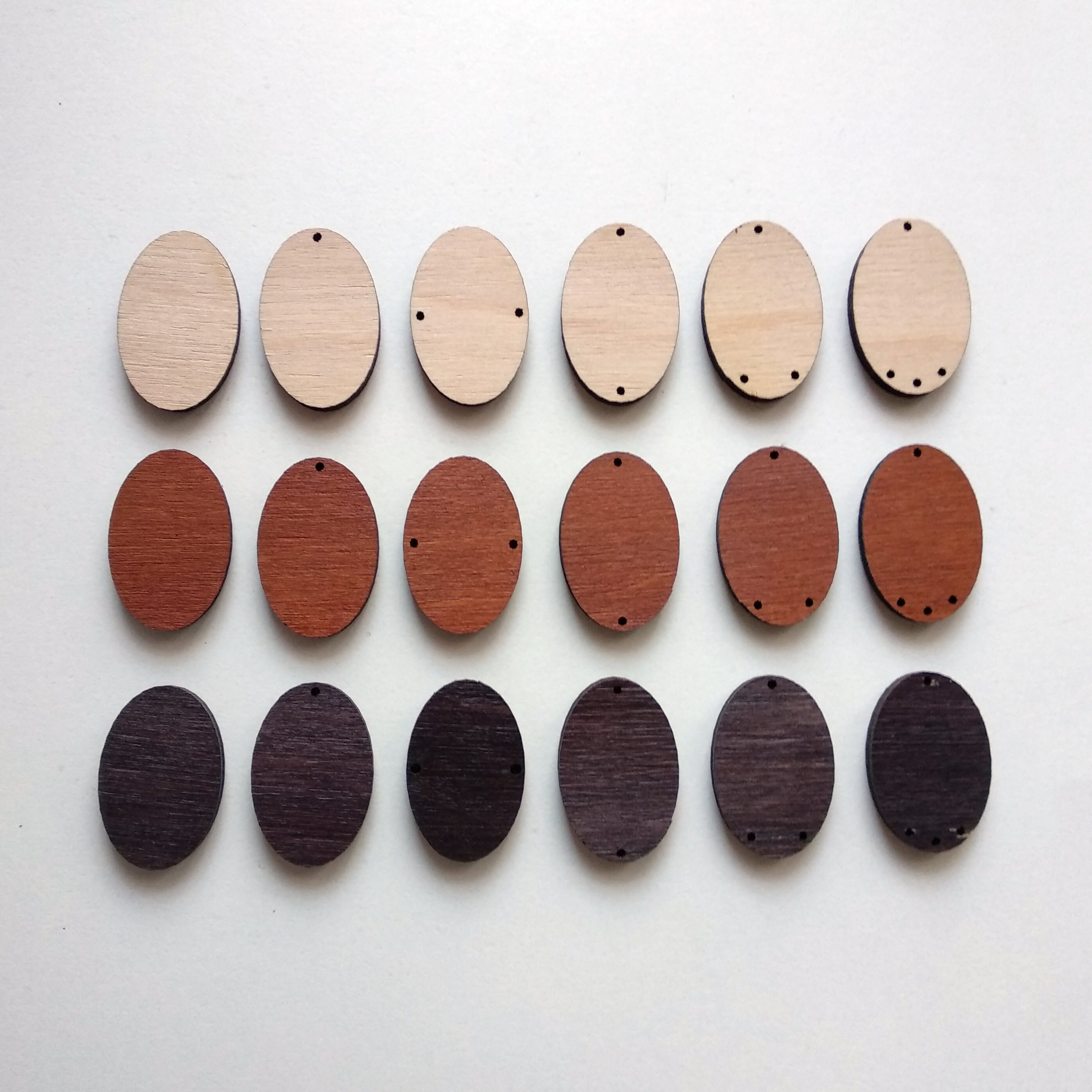 10 Wood Oval Shape Wood Bases Crafts Wood Crafts Handmade Oval Earrings