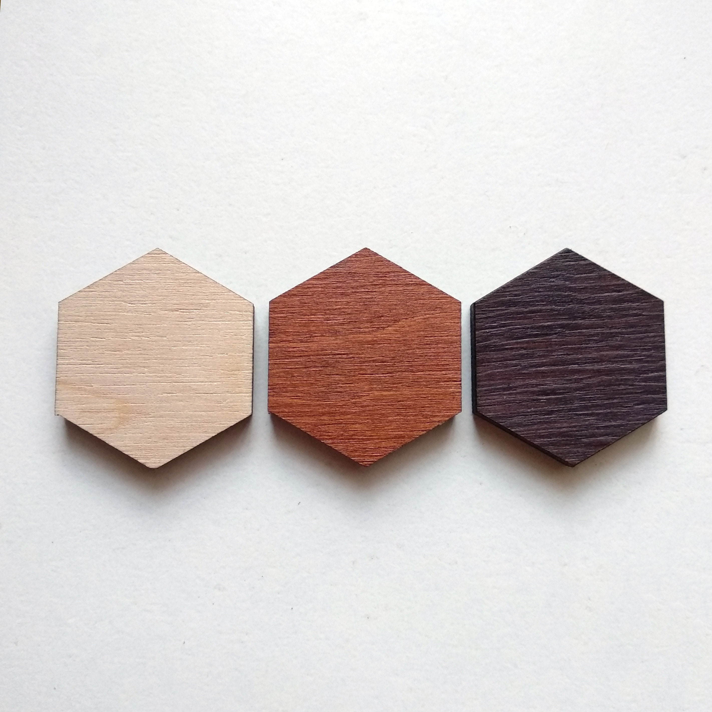 10 Wood Hexagon Shape Wood Bases Crafts Wood Crafts Handmade Hexagon