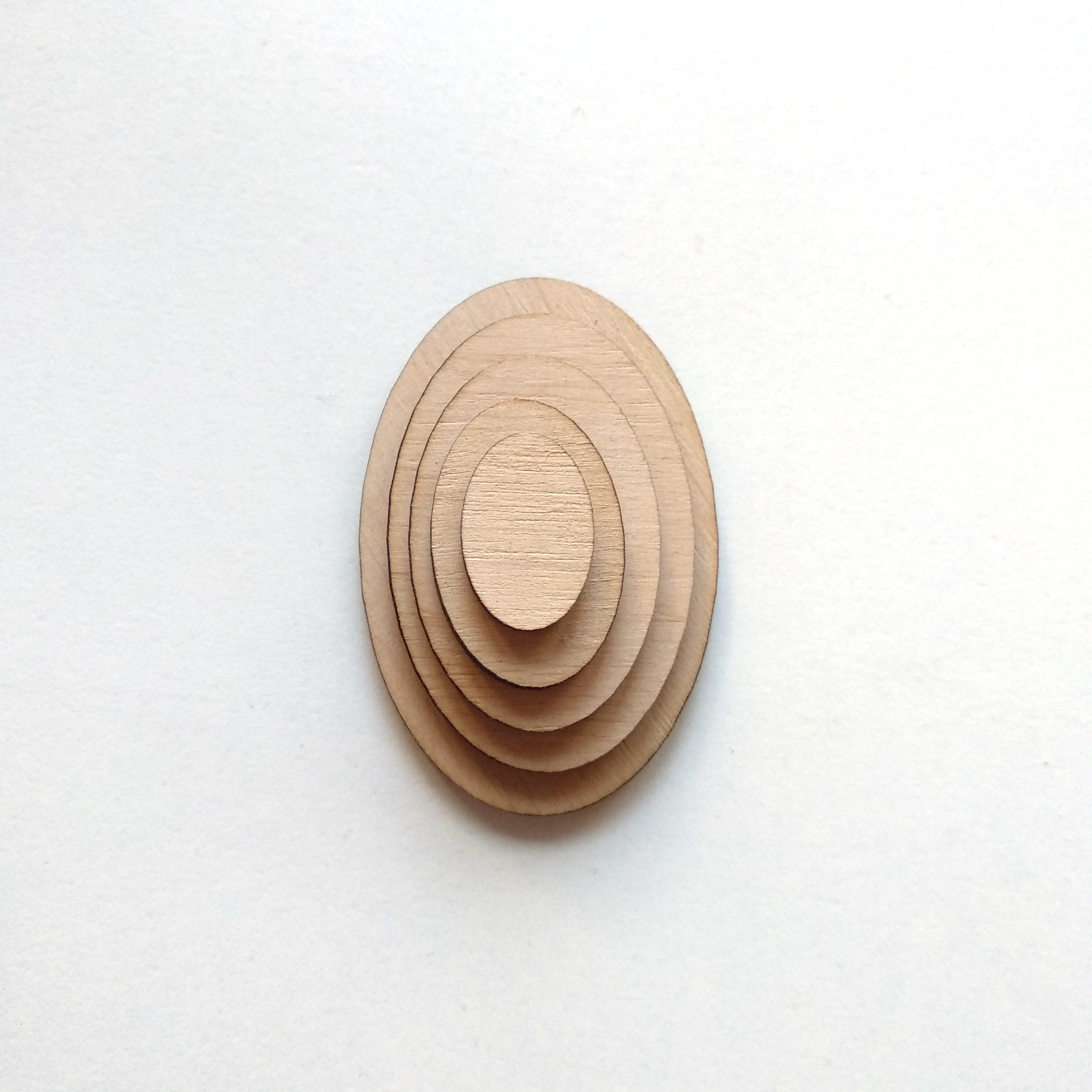 10 Wood Oval Shape Wood Bases Crafts Wood Crafts Handmade Oval Earrings