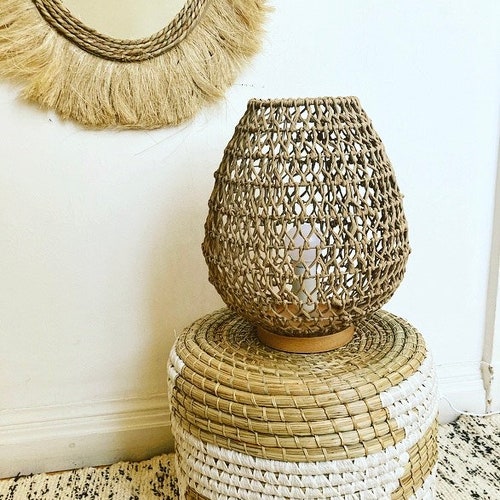 Homemade. Made in France Cut wooden lamp POLARIS