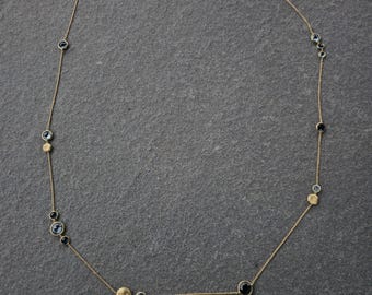 Marco Bicego Necklace Jaipur Color Long Mixed Topaz 36" 18k Yellow Gold 4750