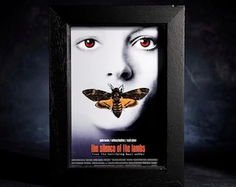Framed Death Head Hawk Moth, Silence of the Lambs Film Art