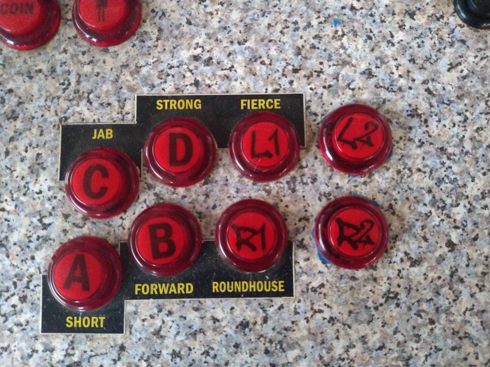 Custom Arcade Button Labels for Arcade. Etsy Canada