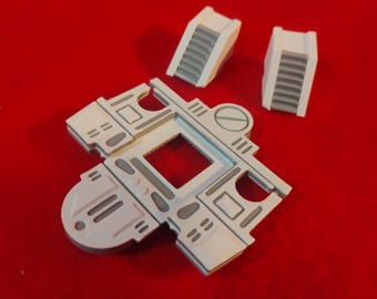 Robotech Super-Deformed Veritech upper cover and side vent replacements
