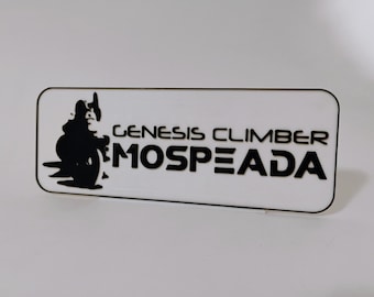 Genesis Climber Mospeada display plaque