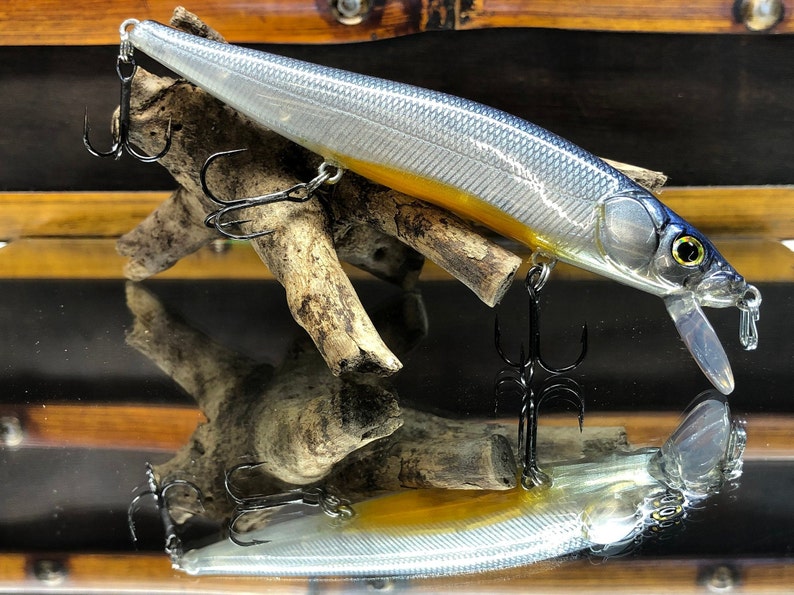 Download Toys Games Sports Outdoor Recreation Ripbait Crank Pro Blue Ii Premium Color Scheme Bait Custom Painted Jerkbait Lure Hard Bait Megabass Vision 110 Replica