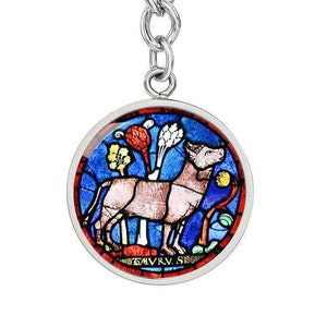 Taurus Keychain, Taurus Birthday Gift, Taurus Sign Gift, Zodiac Birthday Gift, Zodiac Sign Keychain, Zodiac Sign Gift, Celestial Keychain
