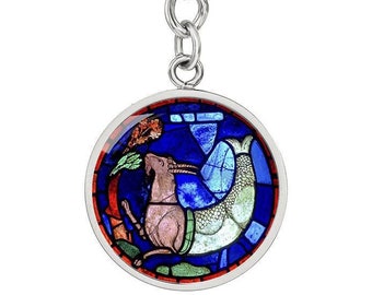Capricorn Zodiac Keychain, Personalized Astrological Gift