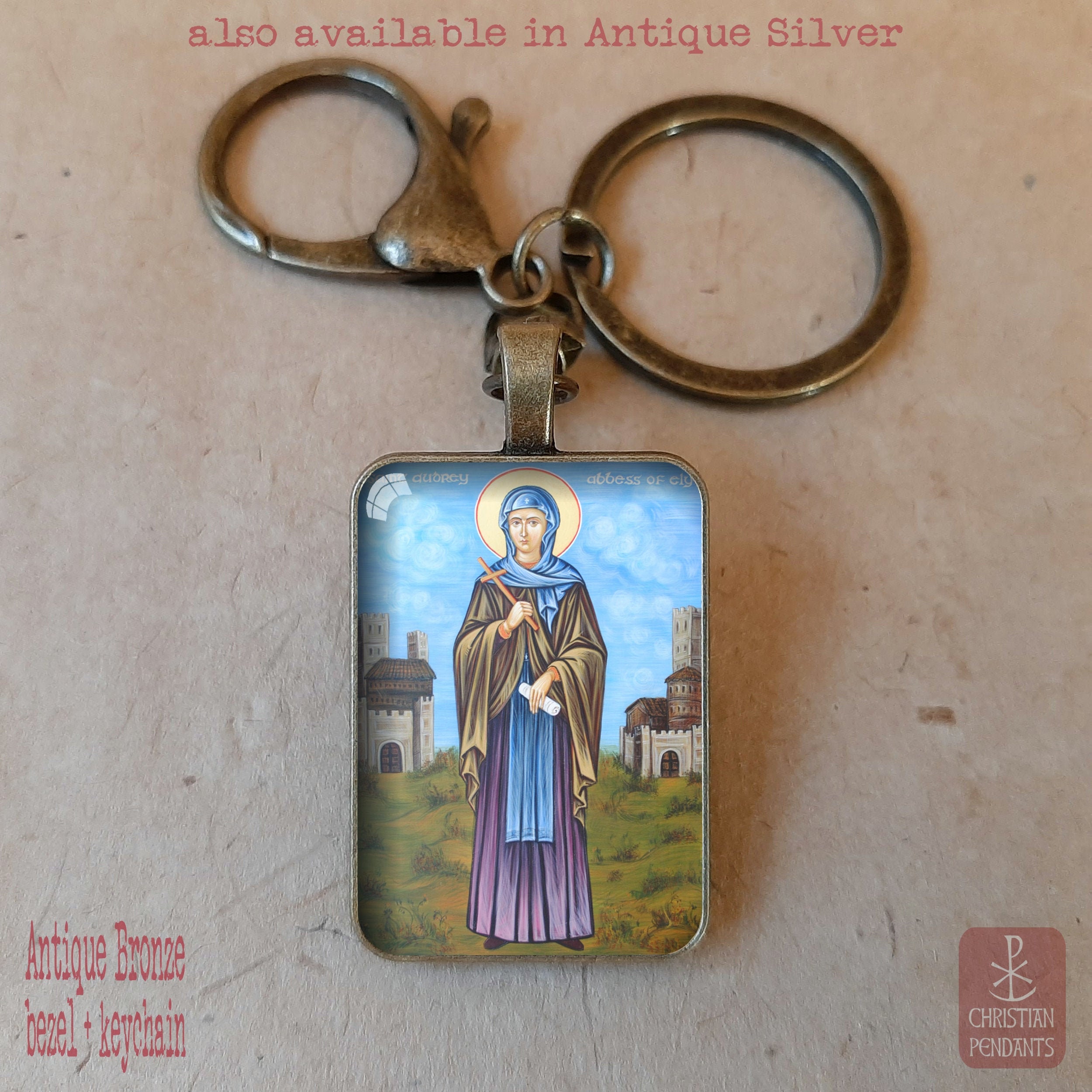 Saint Etheldreda Saint Audrey Icon St Etheldreda Icon Etsy UK