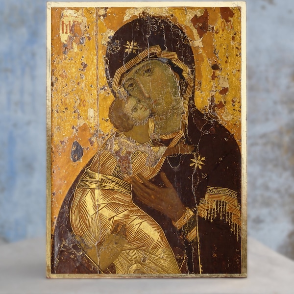 Our Lady of Vladimir, Virgin Vladimir icon, Vladimir Mother of God, Mary baby Jesus Vladimir, Virgin Mary Eleusa, Theotokos Eleusa Vladimir