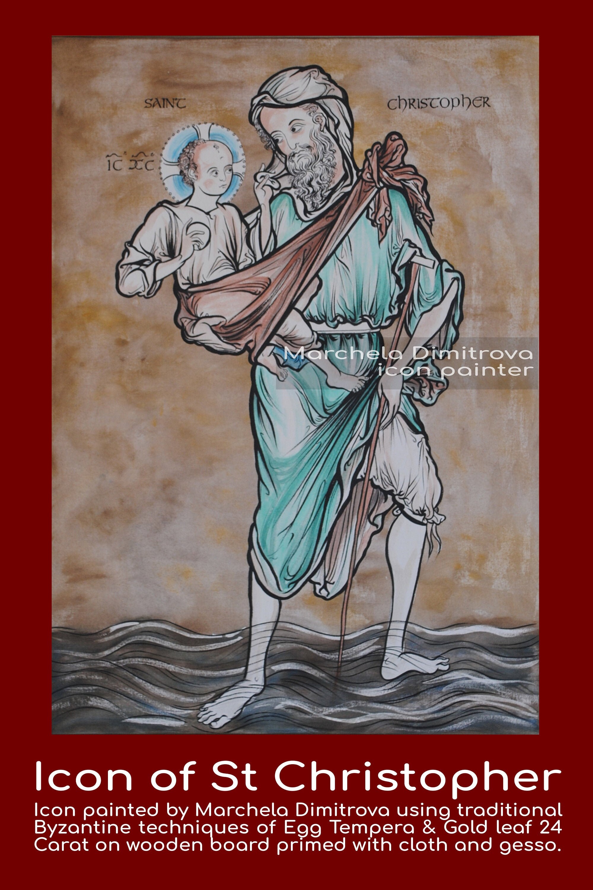 Saint Christopher Patron of Drivers Patron of Travelers Etsy UK