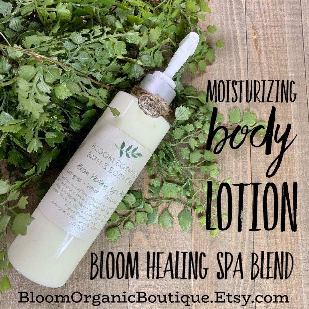 Botanical Body Lotion Lemongrass, Sandalwood, Vetiver & Vanilla