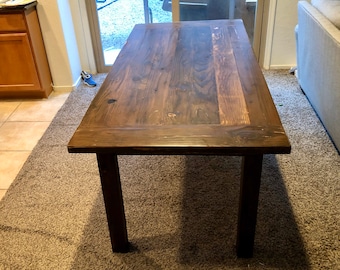 Handmade Farmhouse Dining Room Table, Kitchen Table, Farmhouse Table