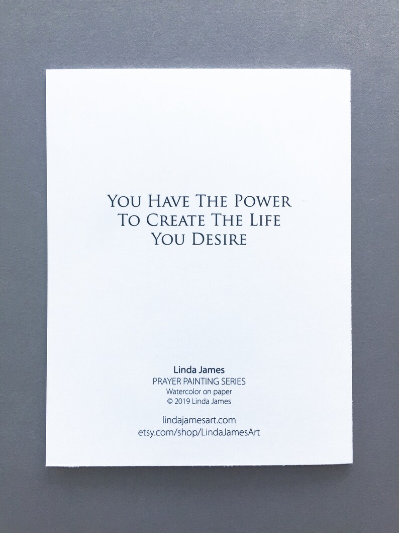 You Have the Power to Create the Life You Desire Blank - Etsy