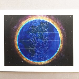 Within Darkness - There is Illumination (Blank Greeting Card)