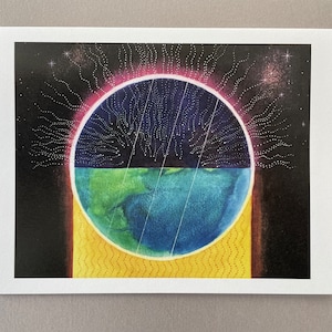 Das Licht kehrt zurück - Wintersonnenwende (Grußkarte blanko)