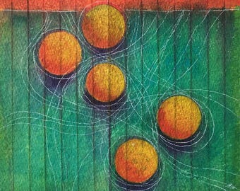Circumnavigation - original watercolor