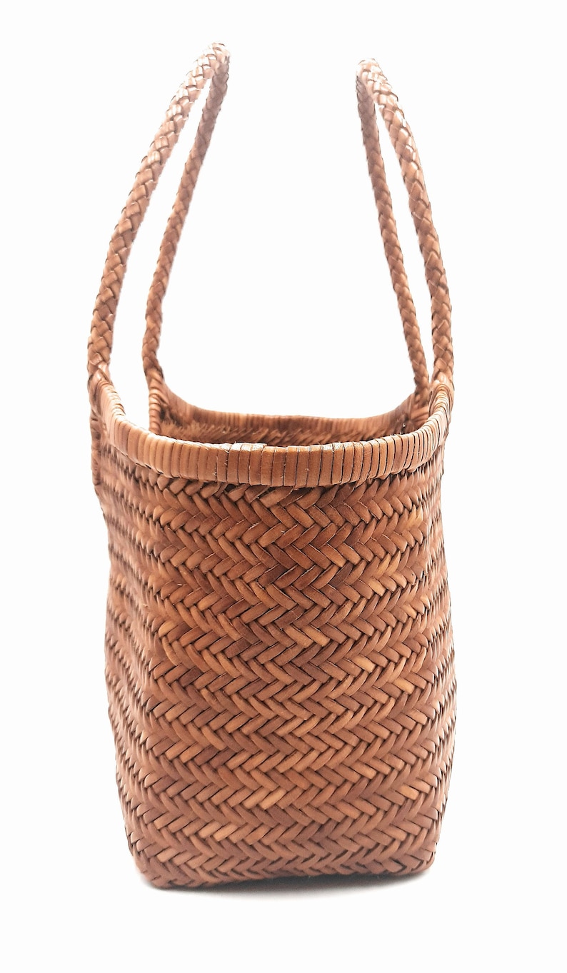 ALTICA Genuine Leather Hand Woven Triple Jump Bamboo Style - Etsy