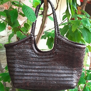 leather monalisa bag