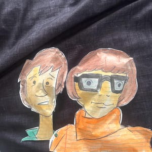 Velma and Shaggy Paper plushy