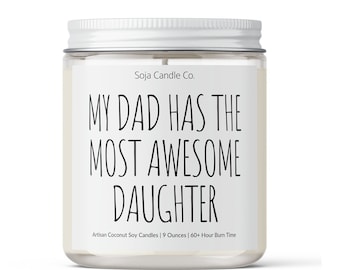 Awesome daughter, Funny gift for Dad, step dad gift, father daughter gift, My Dad, Father's Day Gift, Mens Gift, Dad man cave gift