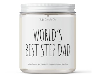Gift for stepdad, World's Best step dad, gift for dad,  Unique gifts for men, mens gift, step dad gifts, gift for bonus dad, Gift for him