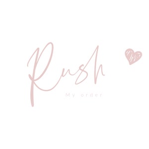 Rush Order Fee