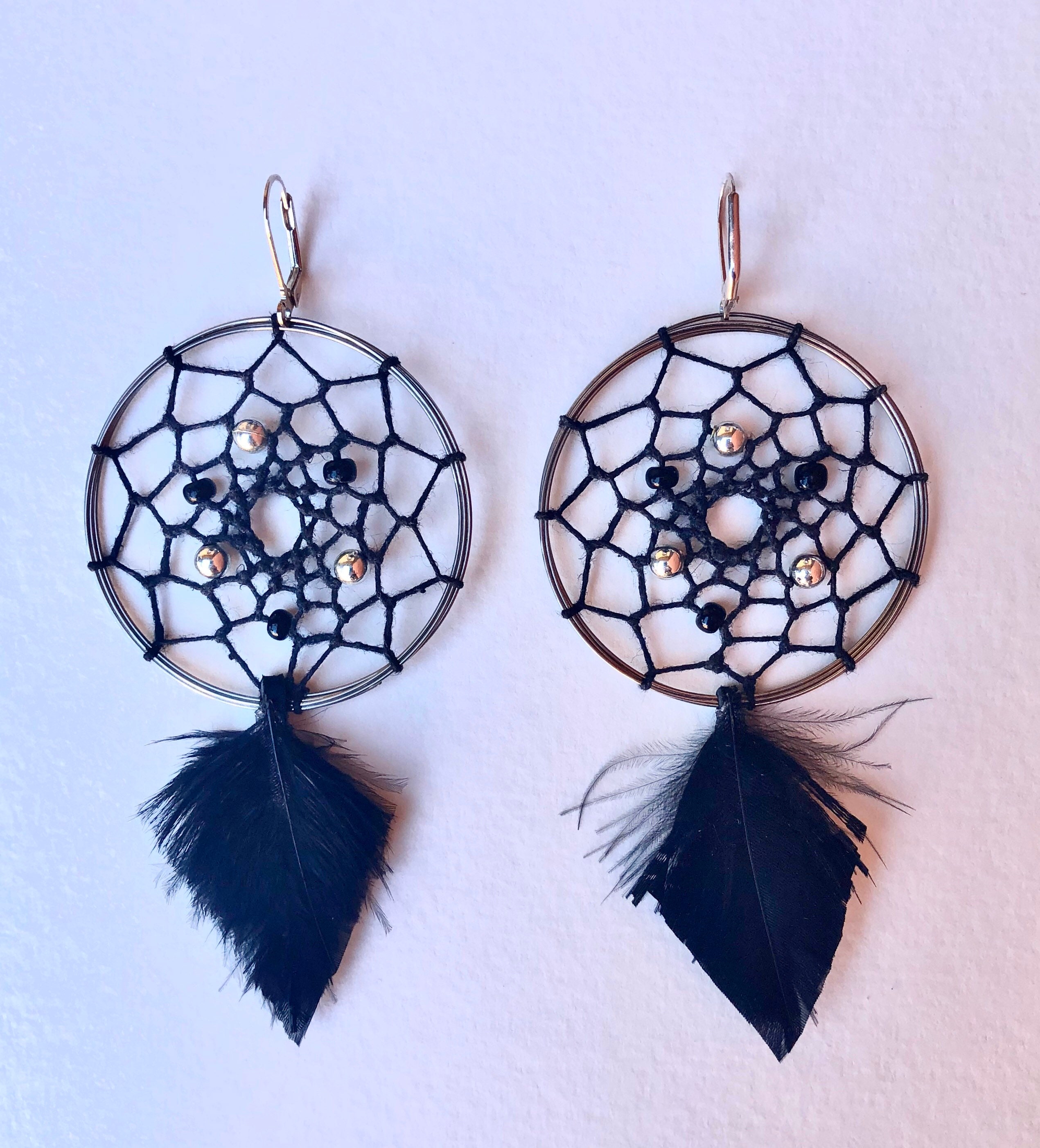 Dream Catcher/Dream Catcher Pendientes/Pendientes/Pendientes Etsy España