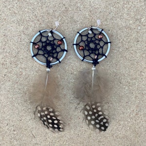 Dream Catcher|Dream Catcher Earrings|Earrings| Dangle Earrings|BOHO Earrings|Handmade Earrings|Sterling Silver Earrings|Gift Ideas Jewelry