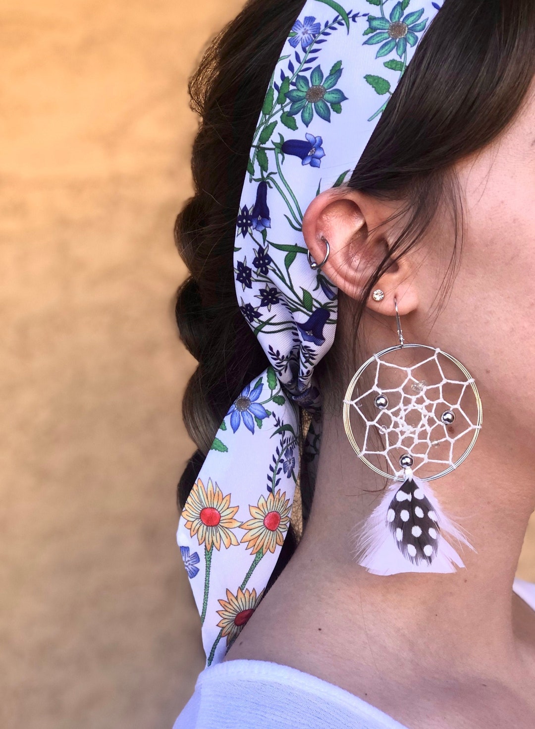 Dream Catcher/Dream Catcher Pendientes/Pendientes/Pendientes Etsy España