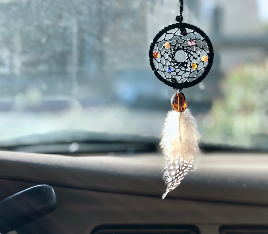 Dream Catcher|dreamcatchers|midnight Mini Car Dream Catcher