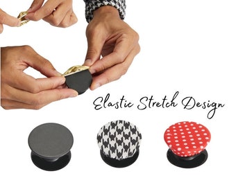 Cubiertas estirables Pop Stand / No se necesitan herramientas / Personaliza tu soporte Pop / Colores y estampados / Agarre del teléfono