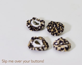 Cubrebotones / Diseño Elástico / Paquete de 4 o 6