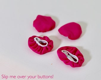 Cubrebotones / Diseño Elástico / Paquete de 4 o 6