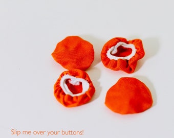 Cubrebotones / Diseño Elástico / Paquete de 4 o 6