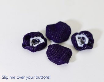 Cubrebotones / Diseño Elástico / Paquete de 4 o 6